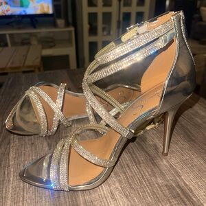 Jessica Simpson heels. Worn only to try on dresses. Size 9. New with box.